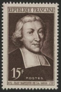 1951 France SG.1110 Birth Cent. of Jean Baptiste de La Salle. U/M (MNH)