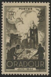 1945 France SG.954 Destruction of Oradour-sur-Glane. U/M (MNH)