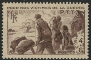 1945 France SG.949 Postal Employees War Victims Fund. U/M (MNH)