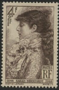 1945 France SG.950 Birth Cent. of Sarah Bernardt. U/M (MNH)