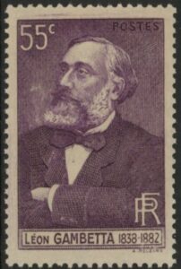 1938 France SG.594  Birth Centenary of Leon Gambetta. U/M (MNH)