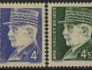 1942 France SG.740-1  Marshall Petain. U/M (MNH)