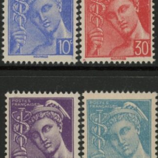 1942 France SG.750-3  Mercury. U/M (MNH)