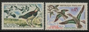 1962 France SG.1510-1 Bird Migration. U/M (MNH)