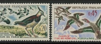 1962 France SG.1510-1  Bird Migration. U/M (MNH)