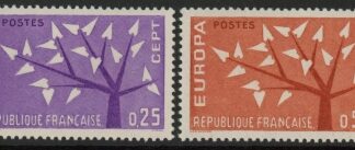 1962 France SG.1585-6  Europa. U/M (MNH)