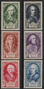 1949 France SG.1081-6  National Relief Fund. U/M (MNH)