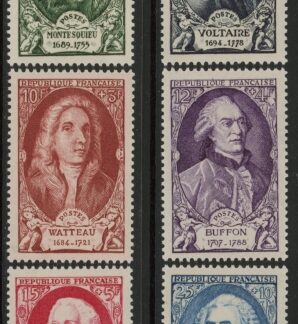 1949 France SG.1081-6  National Relief Fund. U/M (MNH)