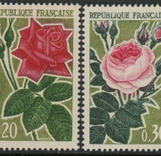 1962 France SG.1583-4  Rose Culture. U/M (MNH)