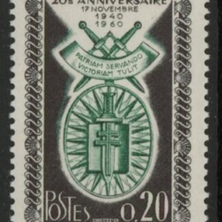 1960 France SG.1503  20th Anniv. of Order of the Liberation. U/M (MNH)