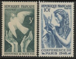 1946 France SG.983-4 Peace Conference. U/M (MNH)