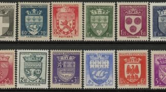 1942 France SG.757-68  National Relief Fund. U/M (MNH)