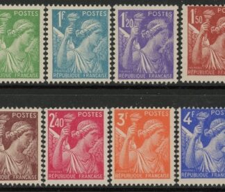 1944 France SG.861-8  Iris. U/M (MNH)