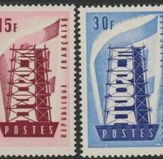 1956 France SG.1301-2 Europa  Set of 2 values U/M (MNH)