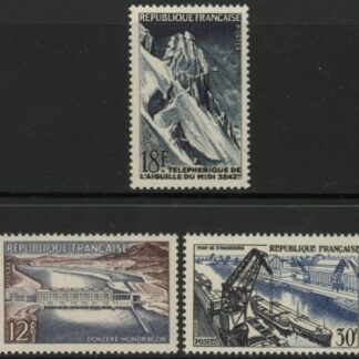 1956 France SG.1303-5 Technical Achievements Set of 3 values U/M (MNH)
