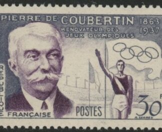 1956 France SG.1313  Courbertin Commemoration   U/M (MNH)