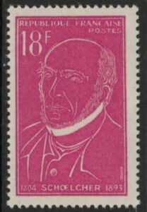 1957 France SG.1321 SChoelcher Commemoration U/M (MNH)