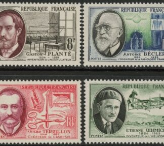 1957 France SG.1324-7 French Inventors Set of 4 values U/M (MNH)