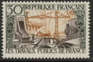 1957 France SG.1343 French Public Works U/M (MNH)