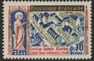 1960 France SG.1509 500th Anniv of St. Barbe College U/M (MNH)