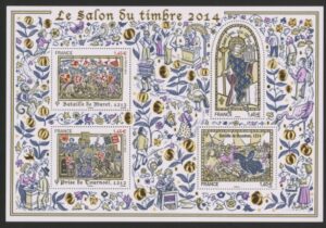 2014 France MS5606 Great Hours in the History of France Mini Sheet U/M (MNH)