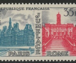 1958 France SG.1399 Paris-Rome Friendship U/M (MNH)