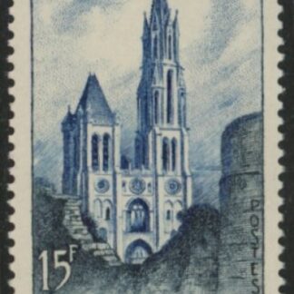 1958 France SG.1389 Senlis Cathedral Commemoration U/M (MNH)