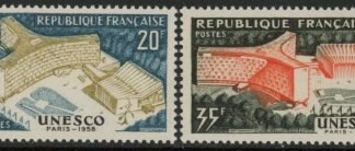 1958 France SG.1400-1 UNESCO Headquarters Paris Set of 2 values U/M (MNH)