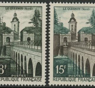 1957 France SG.1134-5 Le Quesnoy Set of 2 values  U/M (MNH)