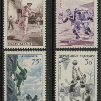 1956 France SG.1297-300 Sports Set of 4 values  U/M (MNH)
