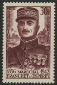 1956 France SG.1289 Birth Cent of Marshall Franchet D'Esperey U/M (MNH)