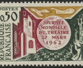 1962 France SG.1565  World Theatre Day. U/M (MNH)