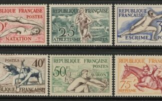 1953 France SG.1185-90 Sports Set of 6 values U/M (MNH)