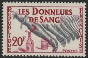 1959 France SG.1442 Blood Donors U/M (MNH