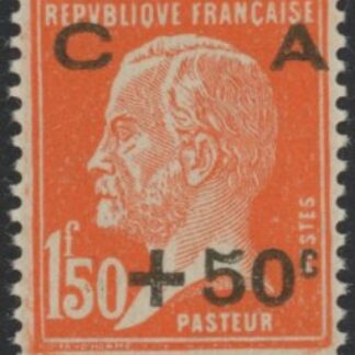 1927 France SG.462 'Sinking Fund. 1f.50 +50c  orange. U/M (MNH).