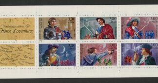 1997 France SG.3448-53 Literary Heroes Set of 6 booklet U/M (MNH)