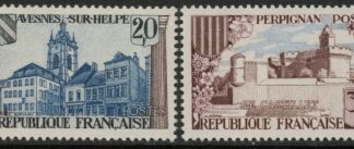 1959 France SG.1446-7 Views Set of 2 values U/M (MNH)