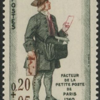 1961 France SG.1516 Stamp Day & Red Cross Fund U/M (MNH)