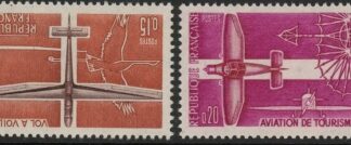 1962 France SG.1572-3 Civil & Sports Aviation U/M (MNH)