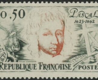 1962 France SG.1576 Death Tercentenary of Pascal U/M (MNH)