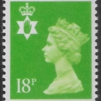 NI47a 18p bright green  perf 14  Questa  U/M (MNH)
