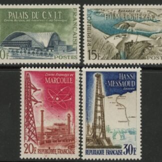 1959 France SG.1423-6 French Technical Achievements Set of 4 values U/M (MNH)