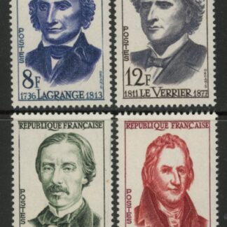 1958 France SG.1371-4 French Scientists Set of 4 values U/M (MNH)