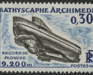 1963 France SG.1595 Record Undersea Dive U/M (MNH)