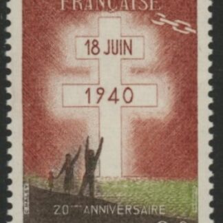 1960 France SG.1495 20th Anniv of De Gaulle's Appeal U/M (MNH)
