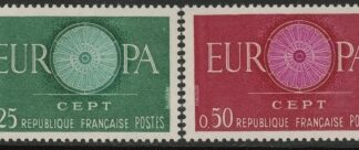 1960 France SG.1497-8 Europa Set of 2 values U/M 9MNH)