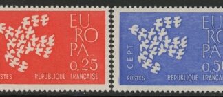 1961 France SG.1539-450 Europa Set of 2 values U/M (MNH)
