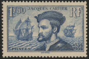 1934 France SG.522 Jacques Cartier U/M (MNH)