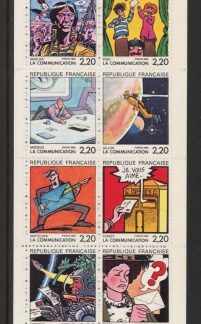 1988 France SG2798a CSB10 Communications Set of 12 values U/M 9MNH)
