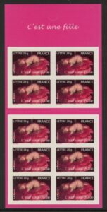 2005 France SG4112 CSB64 C'est une fille booklet U/M (MNH)